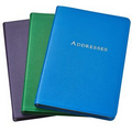 Pocket Address Book W/ Premium Brights Leather Cover (5 3/8"x7 3/8")